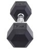 Гантель гексагональная DB-301 7 кг, обрезиненная, черный (1484594)