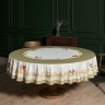 Скатерть круглая "золотая курочка" 220см, 100% хлопок, твил с пропиткой Lefard (850-767-29)