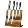 Набор ножей agness на деревянной подставке с магнитным держателем, 5 предметов Agness (911-788)