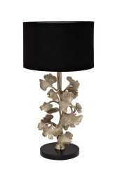 Лампа настольная "Ginkgo leaves" плафон черный h.68см (TT-00011262)