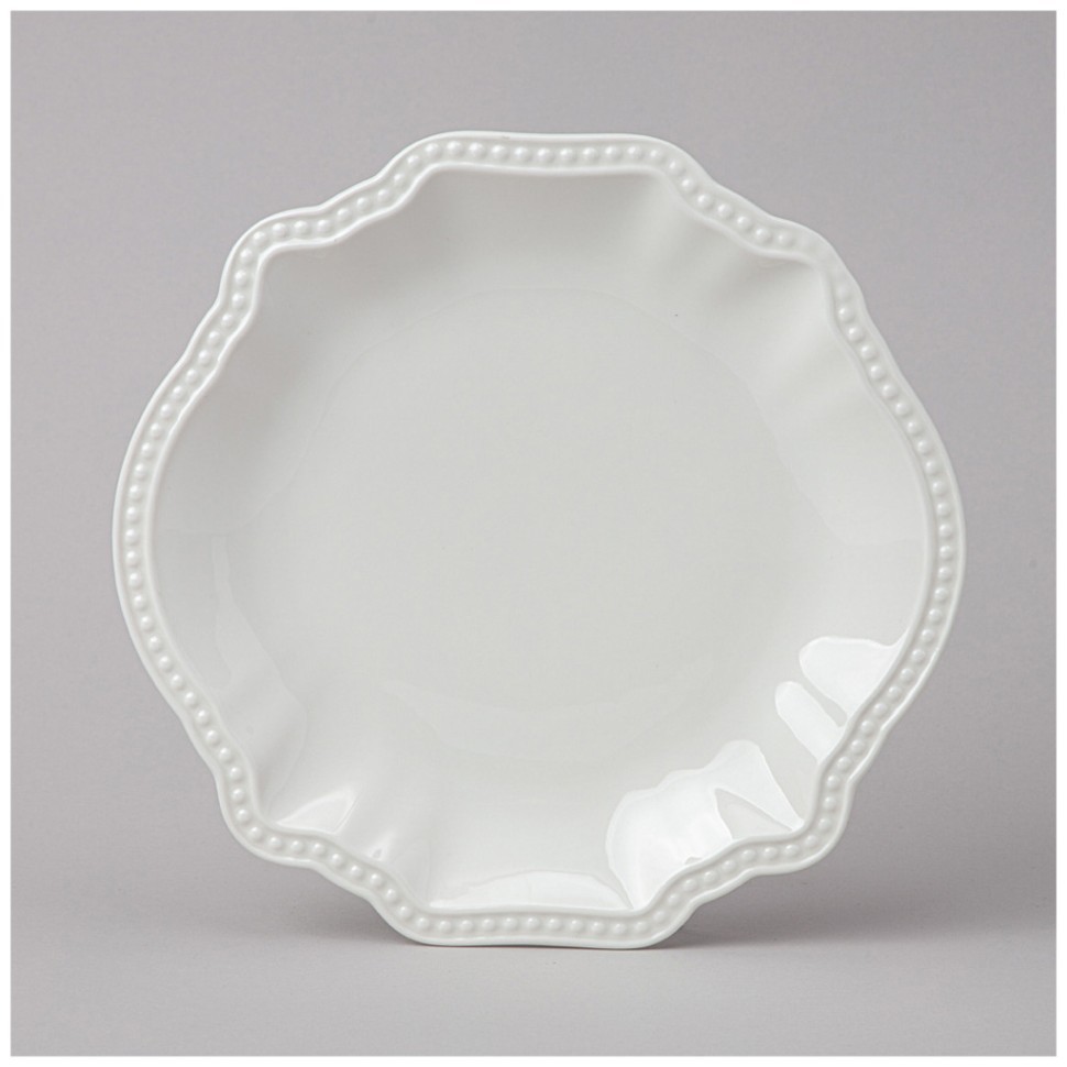 Тарелка закусочная lefard "ribbon" 21,5*21*2,5 см Lefard (761-122)
