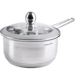 Сотейник с крышкой 1,4л 16 см нерж/ст Mayer&Boch (30975)