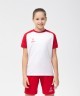 Футболка игровая JOGEL CAMP Reglan Jersey, белый/красный, детский (702193)
