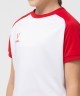Футболка игровая JOGEL CAMP Reglan Jersey, белый/красный, детский (702193)