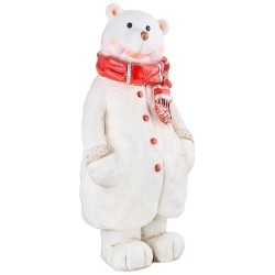 Фигурка декоративная "медведь в шарфе" высота 49 см Lefard (169-225)