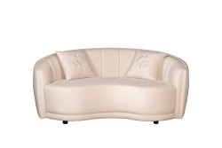 Диван двухместный бежевый 187*106*79см (без канта) (TT-00014756)