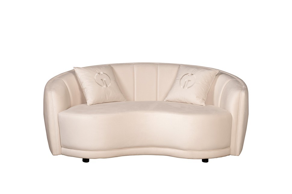 Диван двухместный бежевый 187*106*79см (без канта) (TT-00014756)