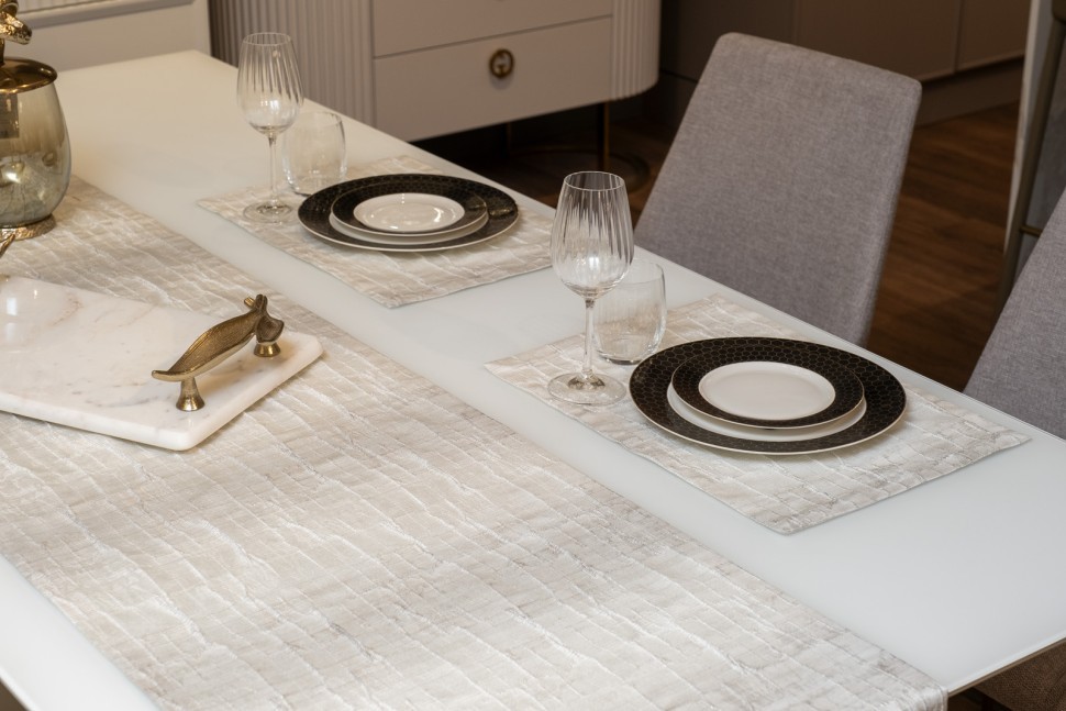 Набор для сервировки стола LUXURY 02 Дорожка 50*180 (1шт) ,салфетки 33*45 (2шт) (TT-00015773)