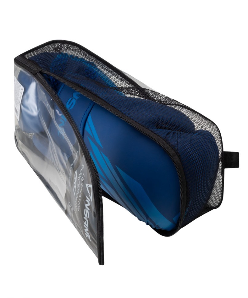 Перчатки боксерские INSANE ORO, ПУ, синий, 8 oz (2108355)