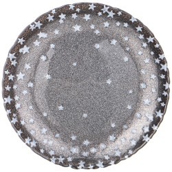 Тарелка "stars" grey 21 см мал.уп.=6шт. Bronco (336-214)