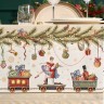 Скатерть "щелкунчик" 140х300см бежевый ,100%хлопок ,твил Lefard (850-757-22)
