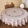Скатерть круглая "passage" 220см ,капучино,100%хлопок,твил,пропитка Lefard (850-760-26)