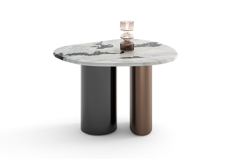Стол журнальный, мрамор Picasso 70*67*45см (TT-00013057)