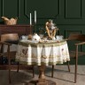 Скатерть круглая "золотая курочка" 145см, 100%хлопок, твил с пропиткой Lefard (850-767-27)