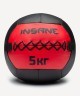Медбол INSANE IN24-WB100, 5 кг, красный (2111037)