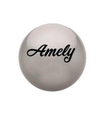 Мяч для художественной гимнастики AGB-101, 19 см, серый (402269)