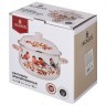 Кастрюля agness эмалированная с эмал.крышкой серия "снегири", 3.6 л, 22*13 см (943-111) 