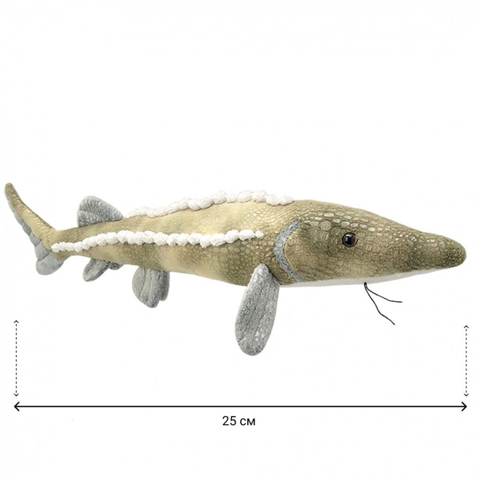 Мягкая игрушка Осётр, 25 см (K8428-PT)