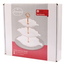 Конфетница 3 яруса 4пр керамика LR (90022-138A)