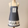 Фартук "family farm",60х70см 100% хлопок, графит, кайма,твил,пропитка Lefard (850-747-7)