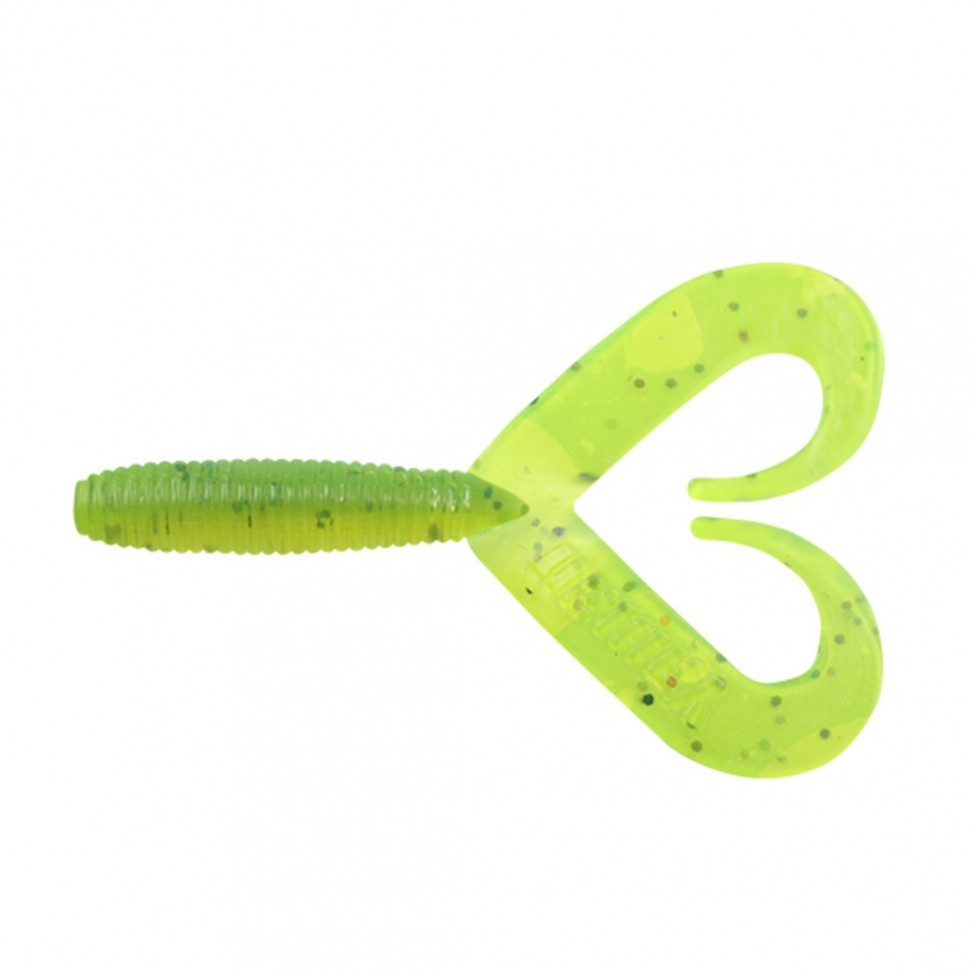Твистер Yaman PRO Loop-Two, р.4 inch, цвет  #10 - Green pepper (уп.5 шт) YP-LT4-10 (87942)