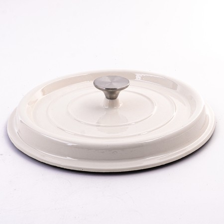 Кастрюля чугун 4,7 л эмаль/покрытие белая Mayer&Boch (40635)