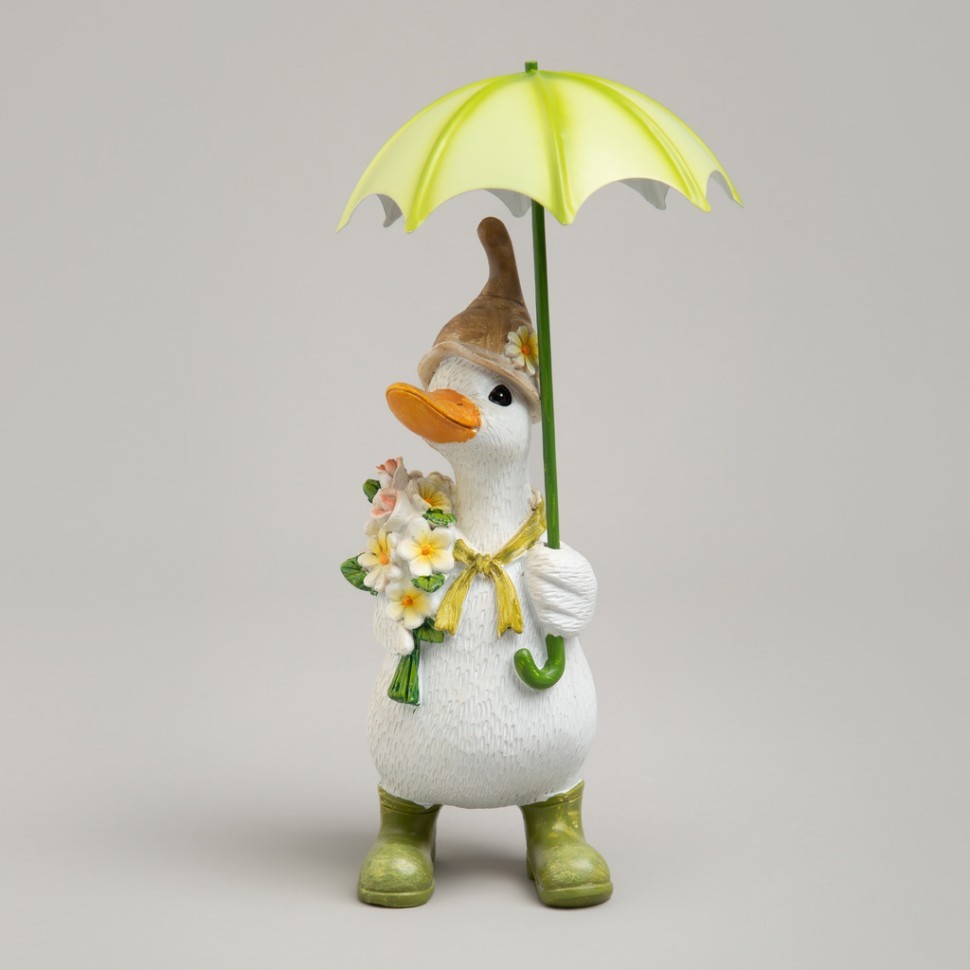 Статуэтка "утка под зонтиком" 11х11х20 см Lefard (121-159)