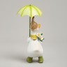 Статуэтка "утка под зонтиком" 11х11х20 см Lefard (121-159)