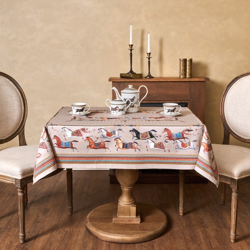 Скатерть "passage" 110х140см ,капучино,100% хлопок с пропиткой,твил Lefard (850-760-20)