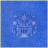 Комплект полотенец из 2-х шт 50х30 в корзине "гжель",х/б 100%,вышивка/махра, белый+синий SANTALINO (850-840-49)