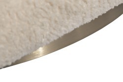 Кресло поворотное Teddy белое 65*70*75см (TT-00014999)