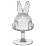Блюдо на ножке с крышкой "rabbit family" 12*12*23,5 см Lefard (302-100)