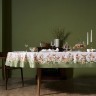 Скатерть  овальная  "sense" ,180х300см ,зеленый,100%хлопок ,твил Lefard (850-753-42)