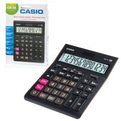 Калькулятор настольный Casio GR-14-W-EP 14 разрядов 250381 (64924)