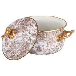 Набор посуды lefard серия royal garden 6пр: кастрюли 2,1л+2,8л (16+18см) и ковш 0,9л (14 см) Lefard (950-779)