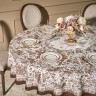 Скатерть круглая "rich garden" d220см, 100% хлопок, твил c пропиткой Lefard (850-754-27)