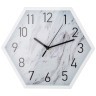 Часы настенные "marble" цвет:белый 30*30*4,5 см Lefard (220-457)