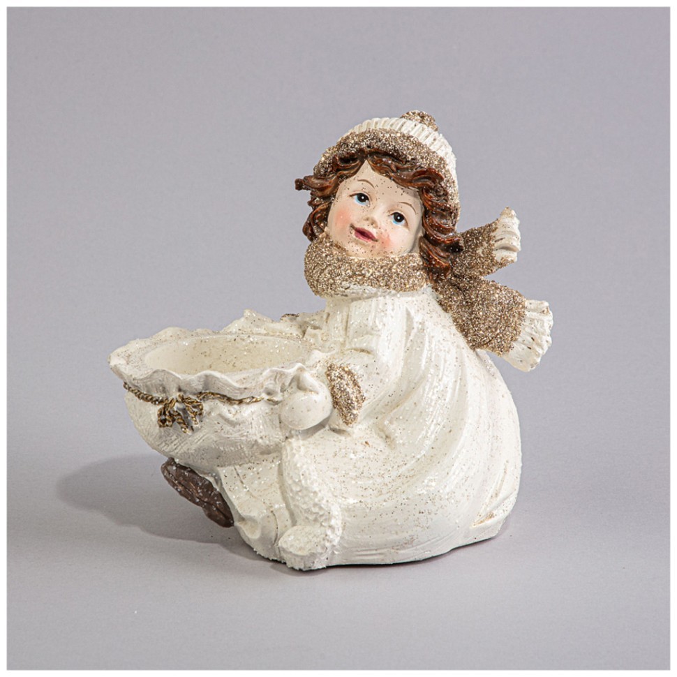 Подсвечник "ангел" 12,8х10,3х12 см Lefard (121-134)