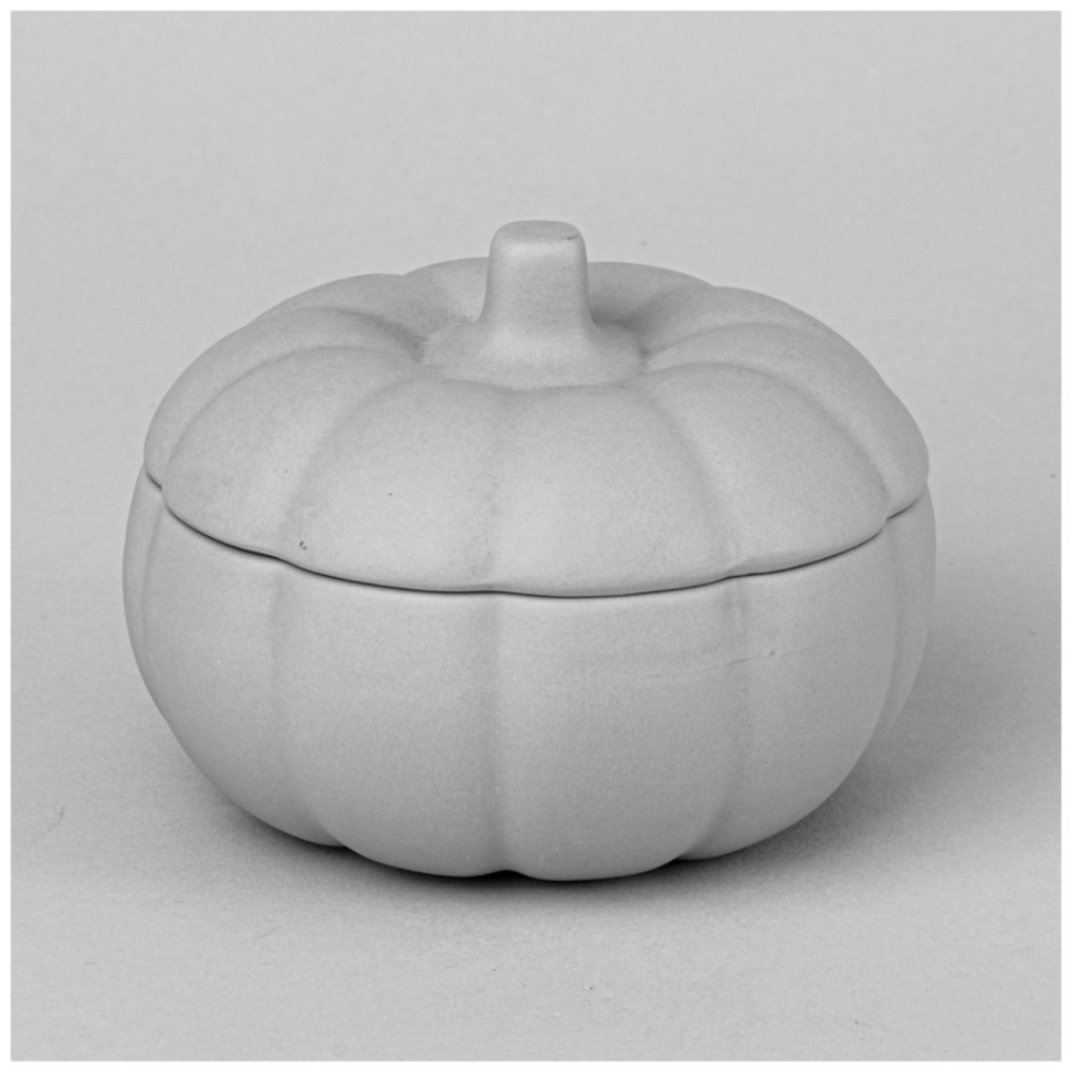 Свеча "тыква" ароматическая интерьерная 320мл цвет : серый Lefard (374-125)