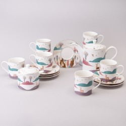 Чайный сервиз lefard "top style" на 6 пер. 14 пр. Lefard (165-601)