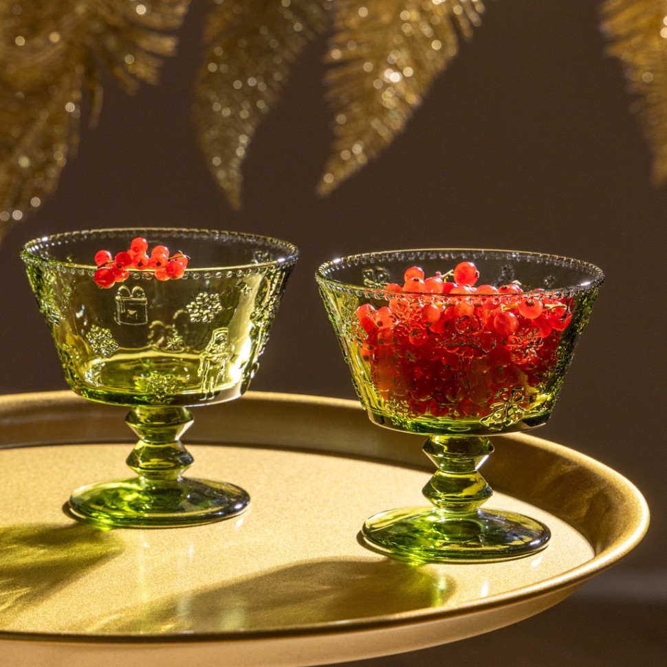 Набор креманок "щелкунчик" green, 2 шт/280 мл Lefard (355-416)