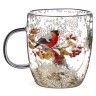 Кружка с двойными стенками "снегири" 410 мл Lefard (887-483)
