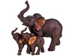 Статуэтка "слоны" 11*5,5*11 см. без упаковки Lefard (162-487)