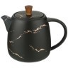 Чайник заварочный коллекция "золотой мрамор" цвет: black 850 mл Lefard (412-150)