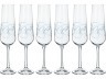 Набор бокалов для шампанского из 6 шт. "sandra" 200 мл. высота=25 см. (кор=1набор.) Bohemia Crystal (674-607)