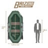 Лодка ПВХ Тонар Бриз 260 (зеленая) (73606)