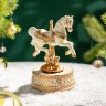 Музыкальная статуэтка "карусель-лошадка" 11,9х11,1х17,2 см Lefard (146-2219)