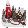 Фигурка "рождественский домик" с музыкой и подсветкой 19*13,5*18,5 см Lefard (868-124)