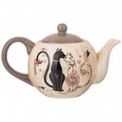 Чайник agness "парижские коты" 22,5/13,5*14,5 см 900 мл Agness (358-1723)