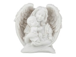 Фигурка "ангел хранитель" 6,5*4 см. высота=7 см. Lefard (390-353)